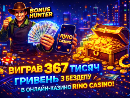 🤑 Виграв 367 218 грн з бездепа в Rino Casino — без жодного депозиту!