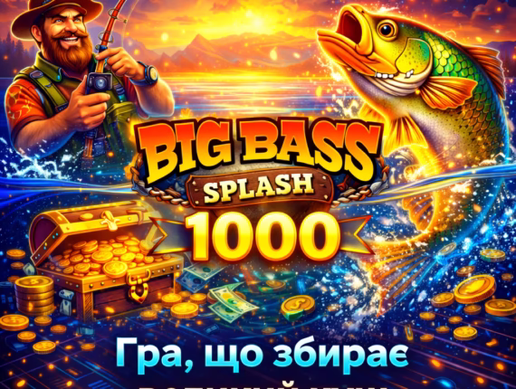 Big Bass Splash 1000 — новий улов від Pragmatic Play, який вже збирає великий куш!